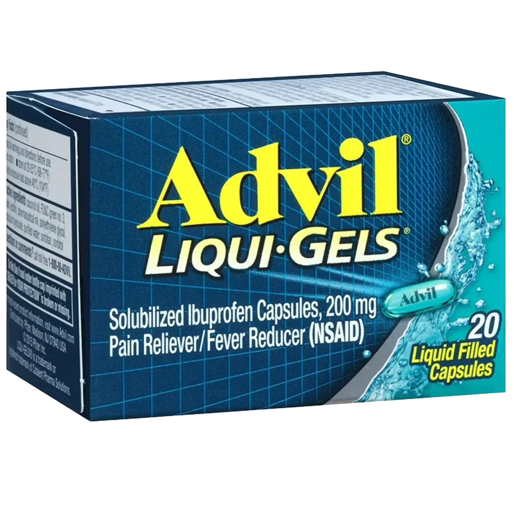 Advil Liquid Gel (NSAID) 200mg 20Pk
