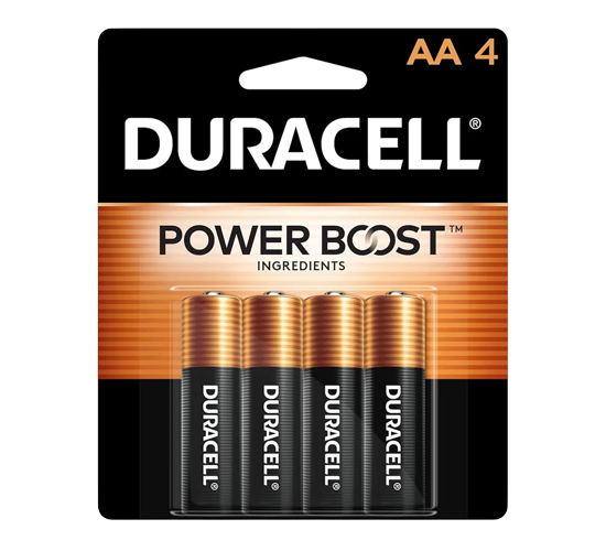Duracell Alkaline Battery AA-4