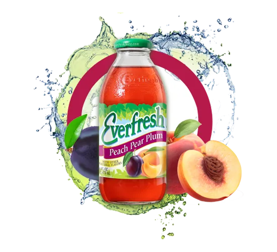 Everfresh Peach Pear Plum 16 fl.oz. 12CS