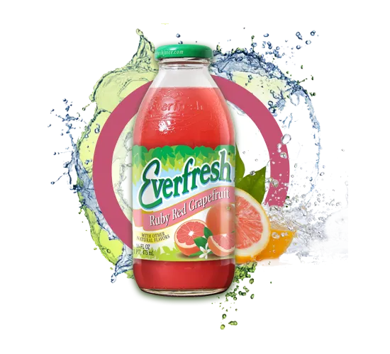 Everfresh Ruby Red Grapefruit 16 fl.oz. 12CS