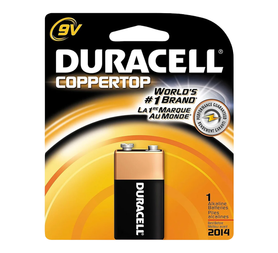 Duracell Alkaline Battery 9V