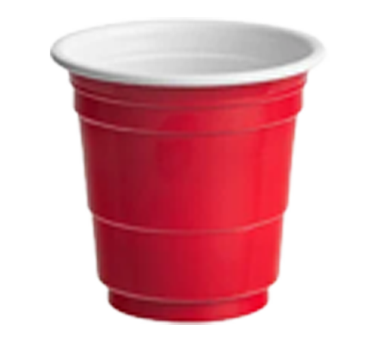 Solid Red Cup 16oz. 16ct x 48 Sleeves